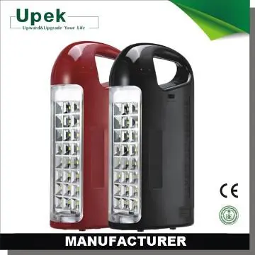 Rechargeable emergency lighting battery powered light bulb