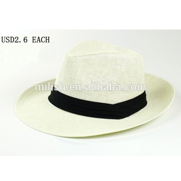 Wholesale cheap straw paper panama hat MH-2001