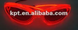 high brightness el light glasses,el wire decoration