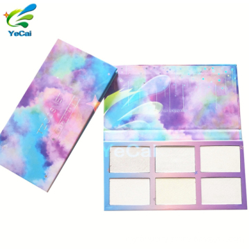 Free sample high quality cosmetic makeup palette empty private label eyeshadow palette