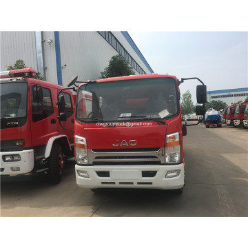 JAC single bridge combined powder foam fire truck