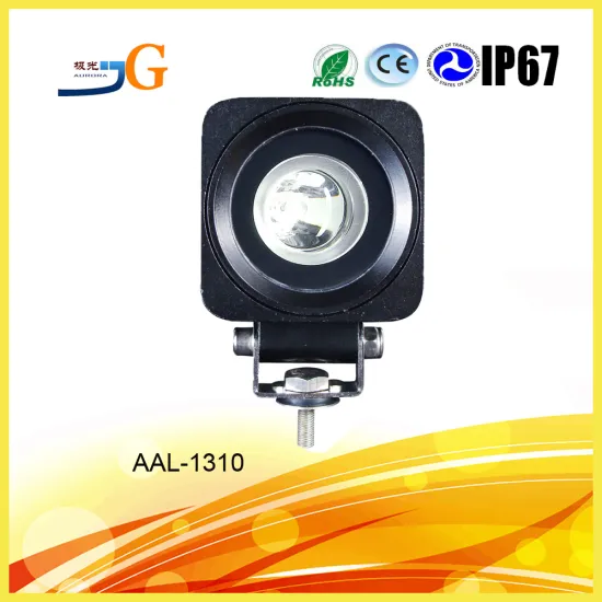 Car 2.5Inch 10W Square Flood Auto Led Work Light Waterproof Led Work Lamp