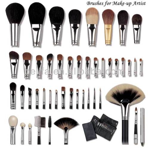 Brushes for makeup artist