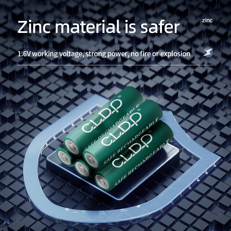 CLDP 1.6V 500mWh Ni-Zn AAA rechargeable battery