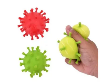 Virus shaped stress ball