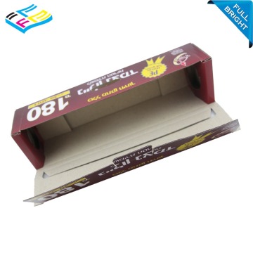 high quality durable one piece natural corrugated paper box for plastic wrap
