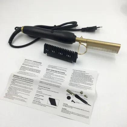 Electric Hot Comb Electric Hair Straightener Comb