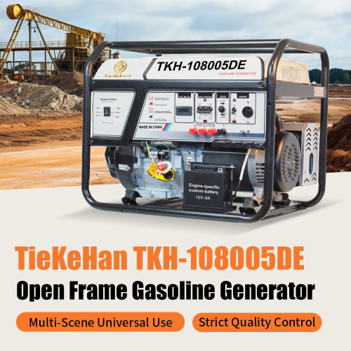 Générateur d'essence à cadre ouvert 8kw pour la construction