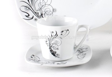 12 pcs Hot Sale Ceramic Cup set for 6 People