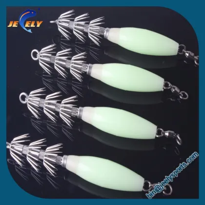 Luminous Octopus Squid Jig Lure Fishing Hook
