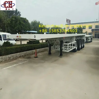 steel utility forest lumbering logging semi trailer