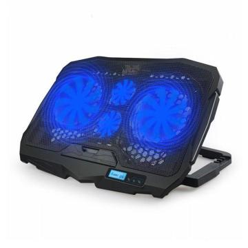 2-USB Ports Cooling Fan Laptop Cooler Pad Notebook Stand Holder for 14-15.6 inch Laptop Cooling Pads