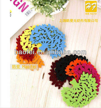 Felt Flower Coaster Placemat