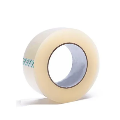 Disposable transparent packaging tape