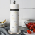 Kitchen Towel Roll Jewelry Black Standing Paper Holder