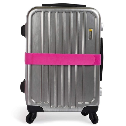 Luggage Hook and Loop Strap with Buckle