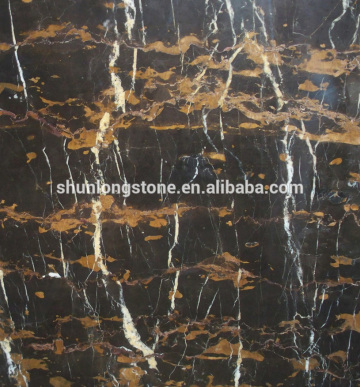 Afghan Black & Gold Marble tile,Black & Gold Marble slab