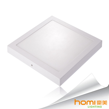 24W 80lm/w, surface square led panel light IC driver CE series 2 year warranty