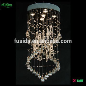 Zhongshan Crystal Drop Ceiling Light Modern Hanging Lamp Modern Light Fixture Modern Crystal Chandelier Ceiling Lamp