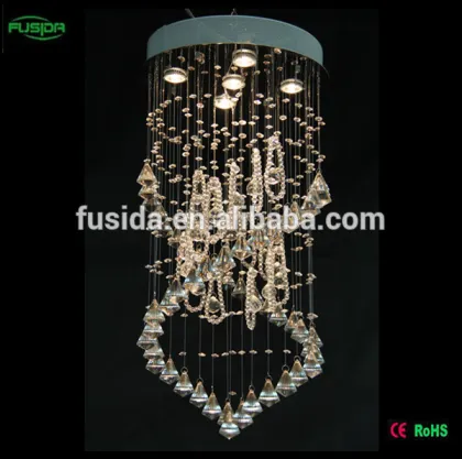 Zhongshan Crystal Drop Ceiling Light Modern Hanging Lamp Modern Light Fixture Modern Crystal Chandelier Ceiling Lamp