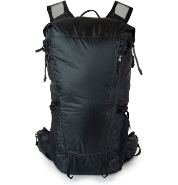 Waterproof Lightweight Black Backpack with Internal Frame for Camping and Trekking