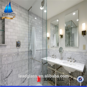 6mm Clear Frameless Shower Door Building Tempered Glass