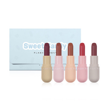 18 Colors Cosmetics Mini Capsule Shape Lipstick