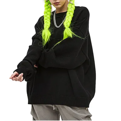 Autumn and winter retro high street knitted sweater