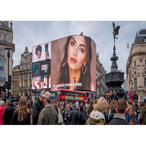 Low Power Consumption Outdoor Curved LED Display