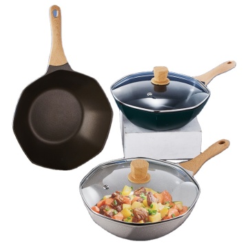 Large Capacity Stainless Steel Wok for Healthy Cooking