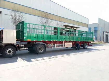 Hongtai Tri-Axle Cargo Semi-Trailer