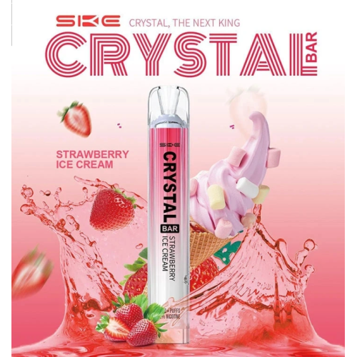 Ske Crystal 600 퍼프 일회용 vape 포드