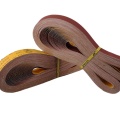 Cinturón de papel de lija abrasivo rojo con recubrimiento de alta calidad personalizado