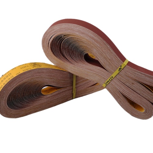 Customized Abrasive Belt Customized High Quality Coated Red Abrasive Sandpaper Belt Manufactory