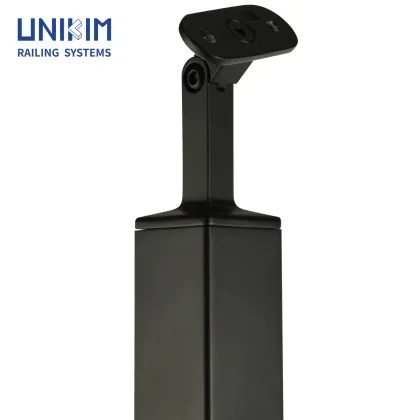 Matte black stainless steel handrail bracket hardware