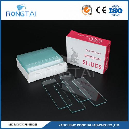 Diapositivas de microscopio diapositivas de vidrio