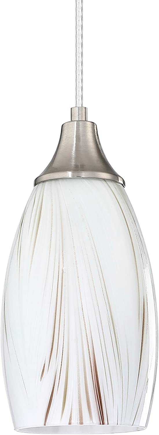 P230258 Medium Pendant Light Hand Blown Glass Shade