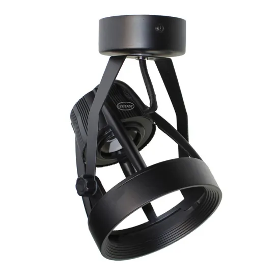 LEDEAST TA2 LED Par30 Bulb Holder Surface Mounted Al Iron E27 Shop Ceiling Light Fixture with 10 Years Warranty