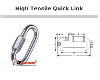 High Tensile (Zinc Plated) Quick Link