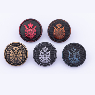 Sew Coat metal custom shank buttons