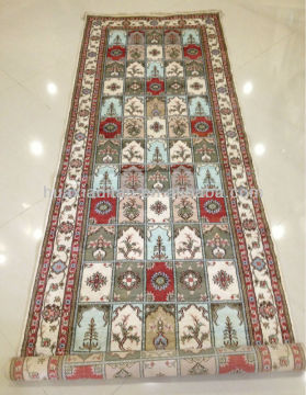 2014 new design, colorful silk handamde runner for sale