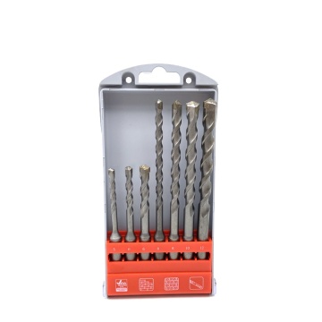 SDS Plus Carbide Tip Drill Bit Set for Concrete Drilling (7pcs)