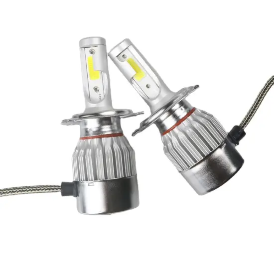 Aluminum Auto LED Light Bulbs H7 H11 9005 9006 36W H4 12V C6 6000K Car Headlights