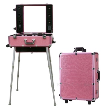 Beauty Makeup Hand Station with Lighted mirror