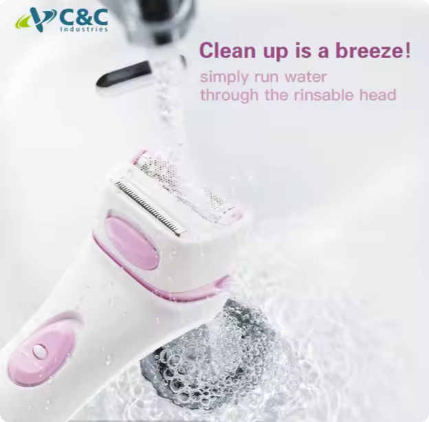 Lightweight AA Battery Hair Trimmer for Women