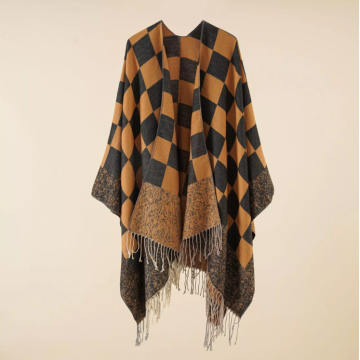 Nouvelle mode Cape Tassel Tricot SHAWL PONCHO