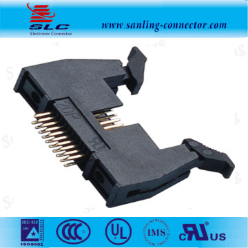 1.27x2.54mm Ejector Header connector,dip type , with latch
