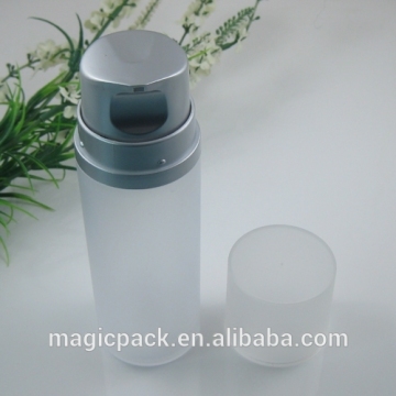 AS airless pump bottle magic cosmetics airless pump plastic clear bottles with caps