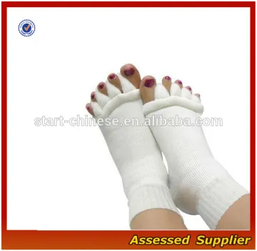 Wholesale Foot Alignment Socks /Toe Spacer Relaxing Comfort Pedicure Socks--ZP1138