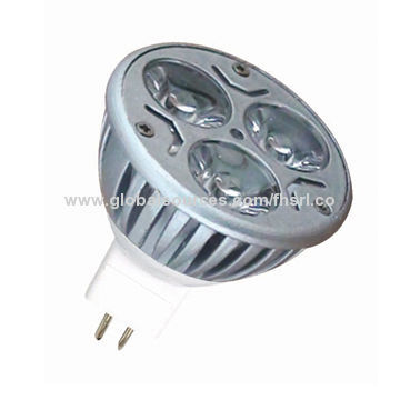 LED Spotlight, E27/GU5.3/GU10/MR16 Base with Aluminum Cast